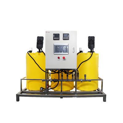 Industrial Chemical Dosing System For Water Treatment Automatic Metering Pump Station