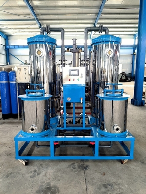 5000L/H Chemical Industry Fully Automatic Water Softener To Avoid Scaling Double Tanks Water Saving